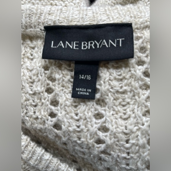 Lane Bryant Spike Oatmeal Sweater 14/16 - Picture 8 of 9